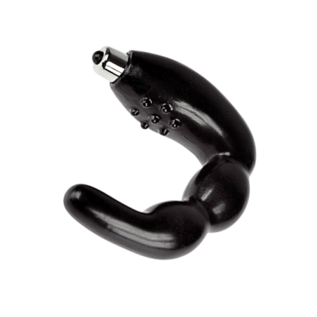 Stimulateur de Prostate Vibrant Noir  1 dosette lubrifiant — Pocket Pleasure