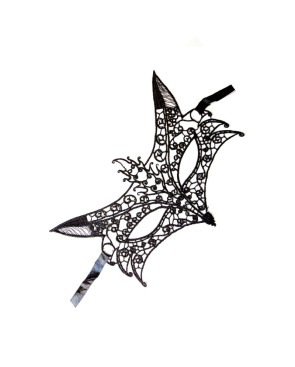 Masque souple dentelle noire
