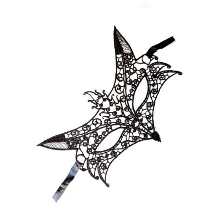 Masque souple dentelle noire
