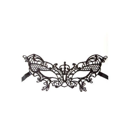 Masque souple dentelle noire