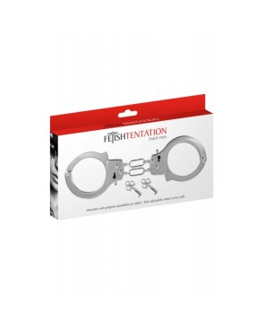 Menottes en métal pour débutants Fetish Tentation