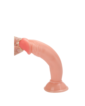 Gode Ventouse Réaliste Chair  1 dosette de lubrifiant — Pocket Pleasure