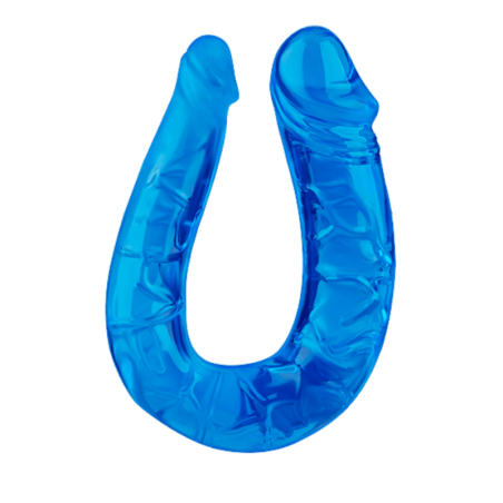 Double Dong Flexible Bleu Pocket Pleasure  1 dosette de lubrifiant
