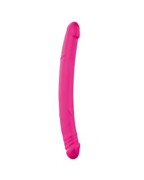 Gode Real Double Do Magenta - Rose