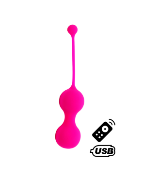 MINA Rose, Boules de Geisha en silicone médical USB avec télécommande