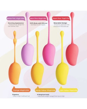 Mango - Set de 6 Boules de geisha