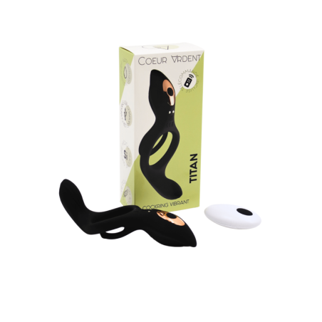 TITAN – Cockring Vibrant Télécommandé