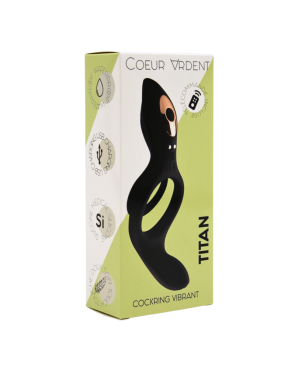 TITAN – Cockring Vibrant Télécommandé