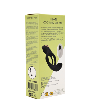 TITAN – Cockring Vibrant Télécommandé