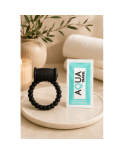 Cockring Vibrant Perlé Noir  1 dosette de lubrifiant — Pocket Pleasure