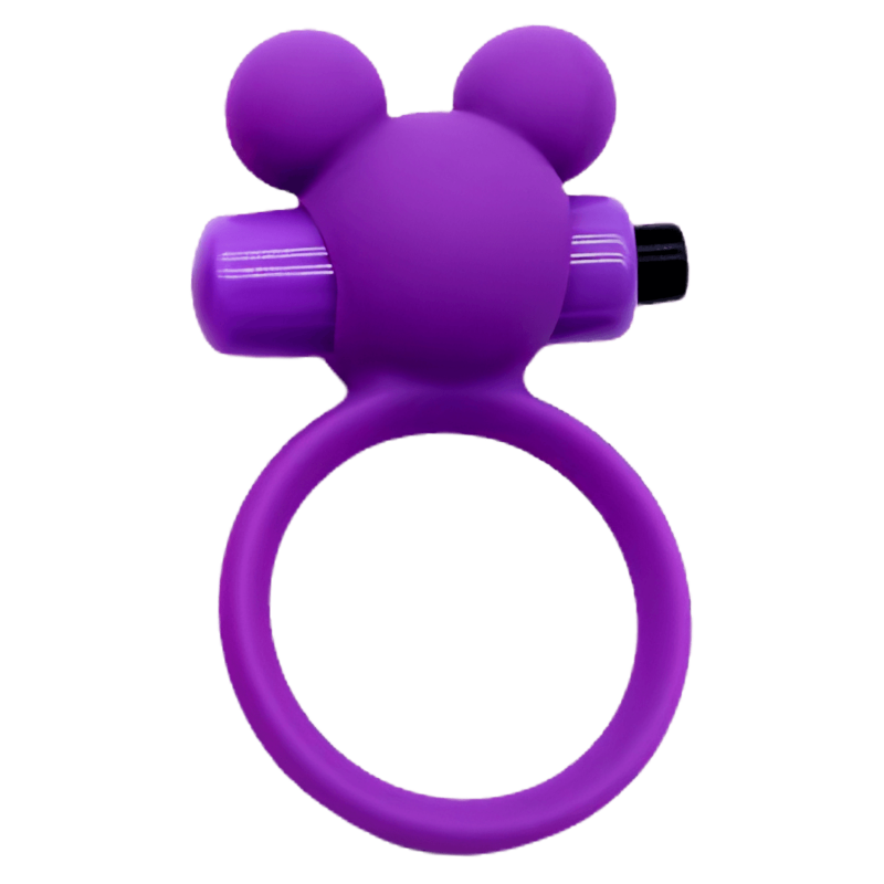 Anneau Vibrant Ourson Violet  1 dosette de lubrifiant — Pocket Pleasure