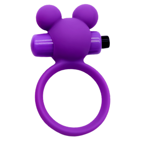 Anneau Vibrant Ourson Violet  1 dosette de lubrifiant — Pocket Pleasure