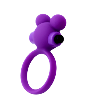Anneau Vibrant Ourson Violet  1 dosette de lubrifiant — Pocket Pleasure