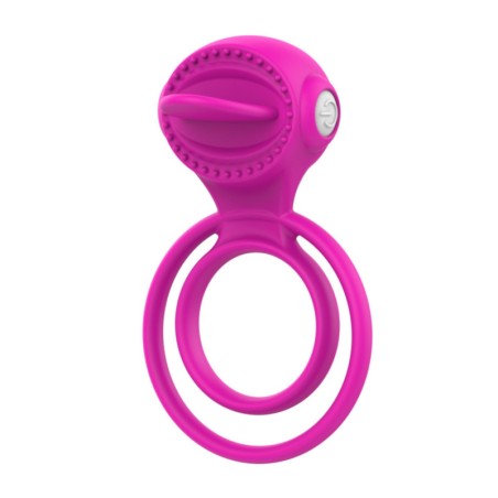 Anneau vibrant 1 seul mode de vibration très extensible rose Pocket Pleasure  1 dosette de lubrifiant