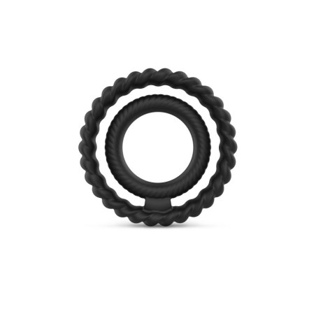 Cockring Dual ring Dorcel - Noir