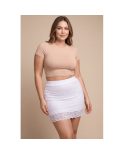 Jupe courte blanche Camélia Jupe courte blanche Camélia