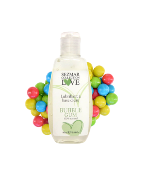 Lubrifiant à base d'eau 100% naturel Bubble Gum 90 ml 
