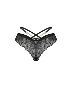 Matildea string ouvert noir
