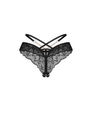 Matildea string ouvert noir