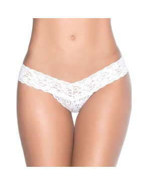 String blanc sexy dentelle 