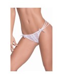 String blanc élégant triple lanières String blanc élégant triple lanières