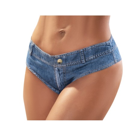 Micro short imitation jean 