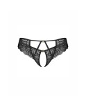Divienne string ouvert noir