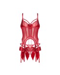Gifty red Corset et string Gifty red Corset et string