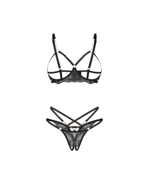 Matildea ensemble lingerie ouvert noir