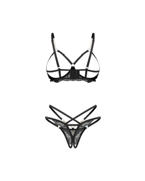 Matildea ensemble lingerie ouvert noir