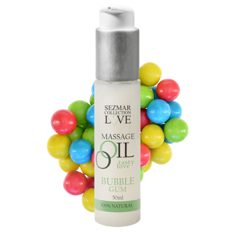 Huile de massage comestible bubble gum 50ml Huile de massage comestible bubble gum 50ml