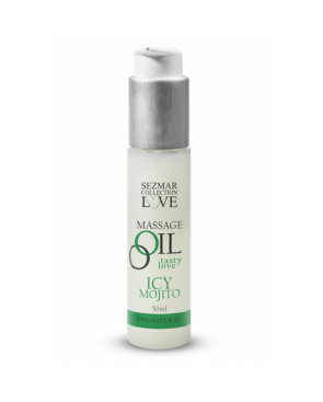 Huile de massage comestible mojito menthe 50ml 