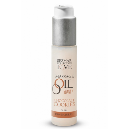 Huile de massage comestible cookie chocolat 50ml 