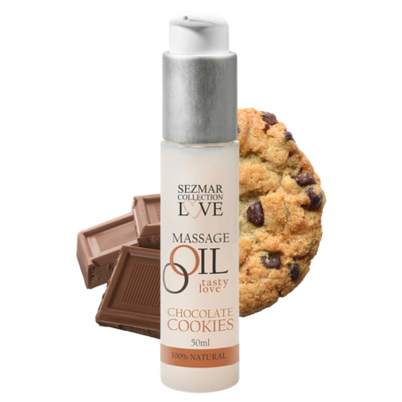 Huile de massage comestible cookie chocolat 50ml 