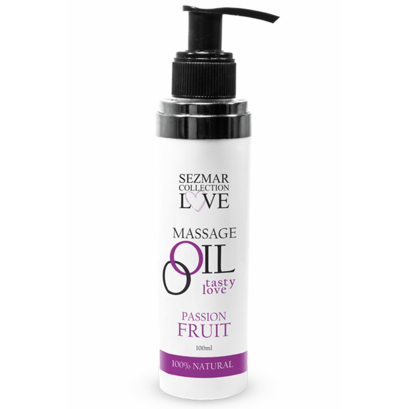 Huile de massage comestible Fruit de la passion 100ml 100% naturelle Huile de massage comestible Fruit de la passion 100ml 100% naturelle